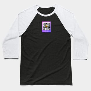 Scan for California, Qr Code Funny Memes -42 Baseball T-Shirt